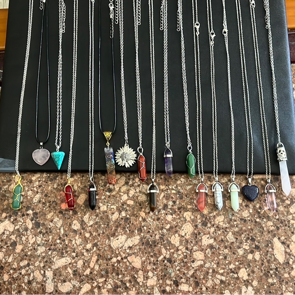 Men’s and women’s necklaces $10 each